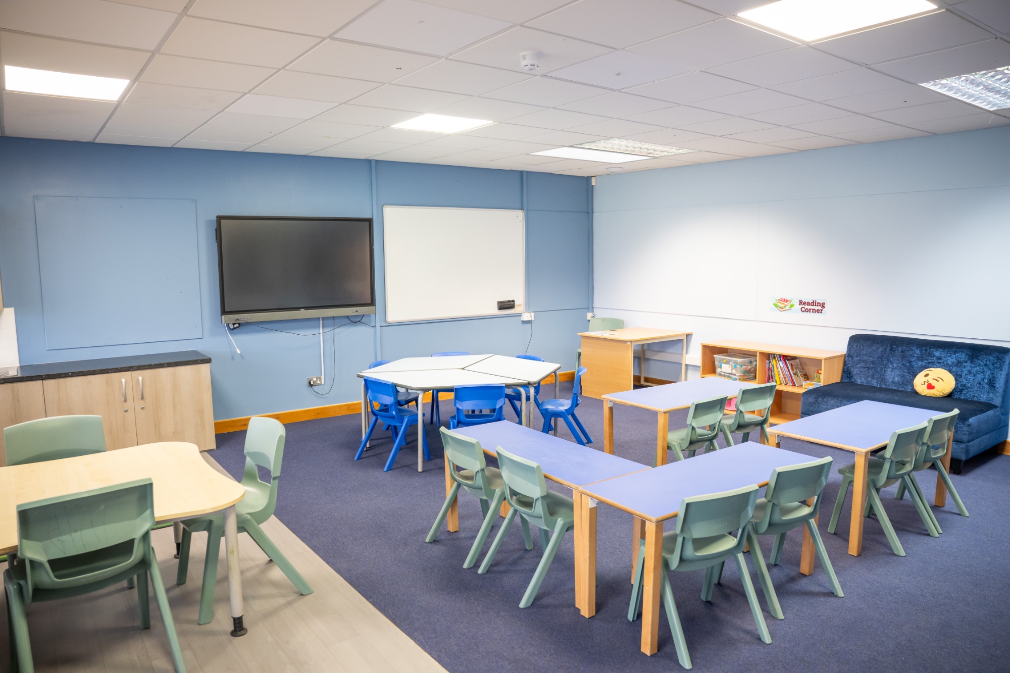 A refurbished classroom