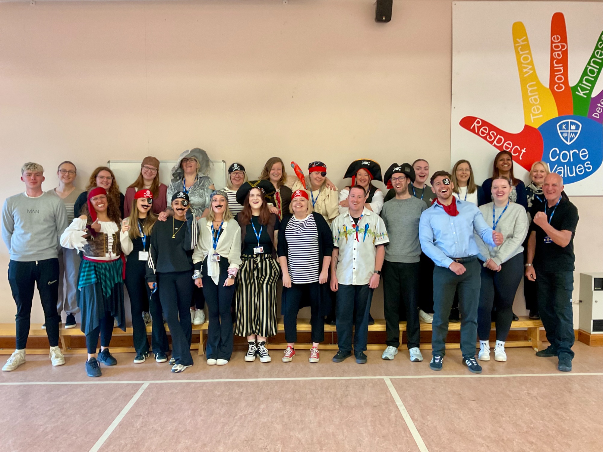 Staff dressed as Pirates